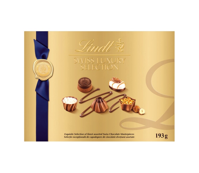 Bonboniera Lindt 125 g, mini čokoladne praline, 100 g ali Swiss Luxury Selection, 193 g - Akcija v trgovini Mercator