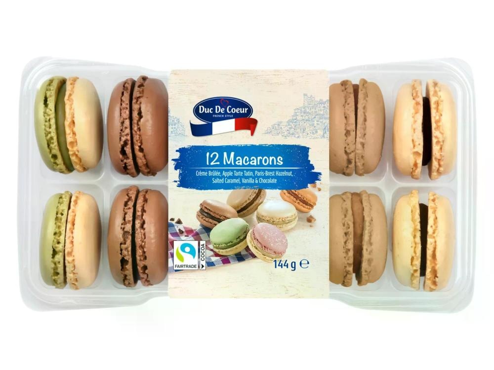Duc De Coeur Sveži makroni 12 x 12 g - Akcija v trgovini Lidl