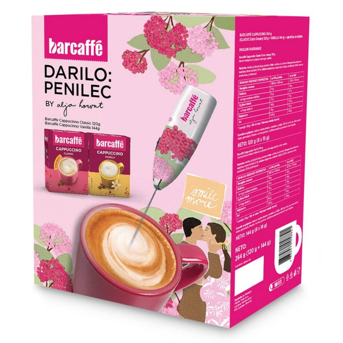 Barcaffe Cappuccino Classic in vanilija 264 g (120 g + 144 g) - Akcija v trgovini Lidl