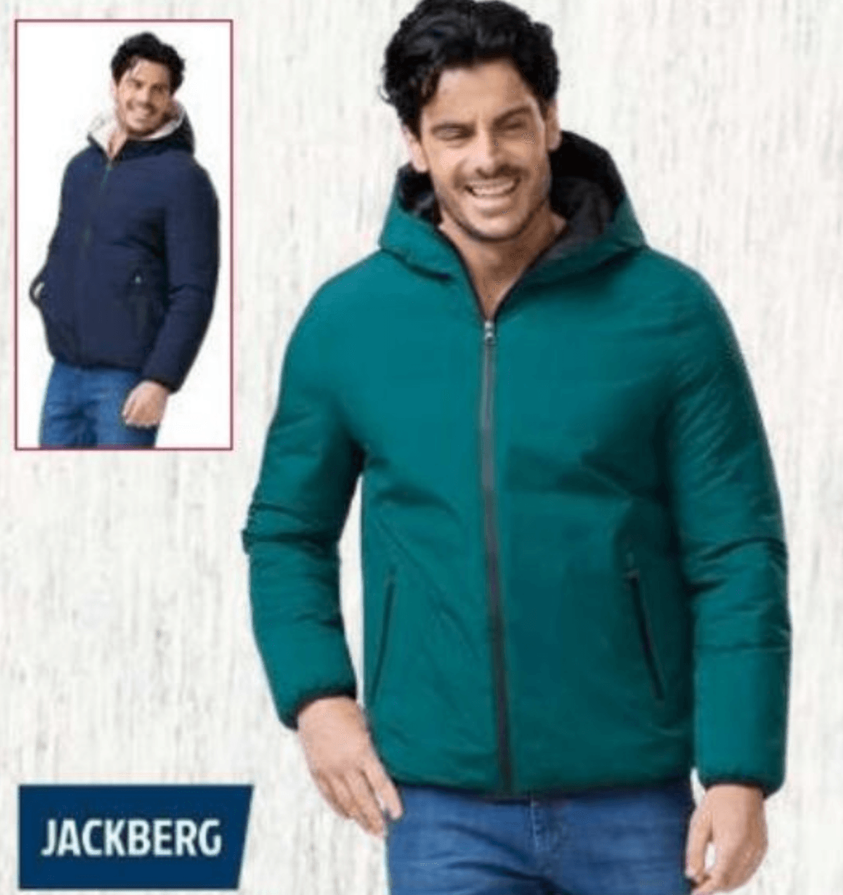 Moška puhovka s kapuco JACKBERG - Akcija v trgovini Eurospin