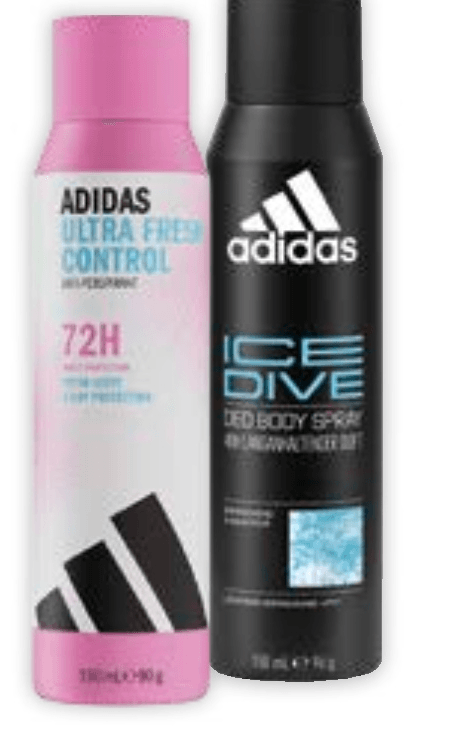 Adidas dezodorant v spreju 150 ml - Akcija v trgovini Mueller