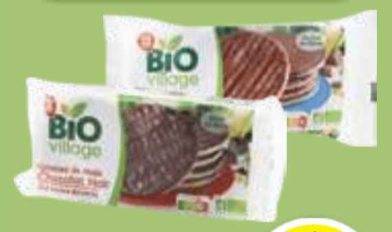 Koruzne ploščice 100 g Bio village - Akcija v trgovini E.Leclerc