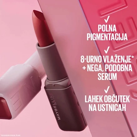 Maybelline New York rdečilo za ustnice s serumom Akcija v trgovini Dm