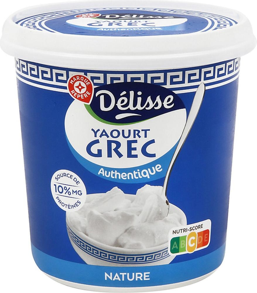 Grški jogurt Délisse Yaourt Grec Authentique 1 kg - Akcija v trgovini E.Leclerc