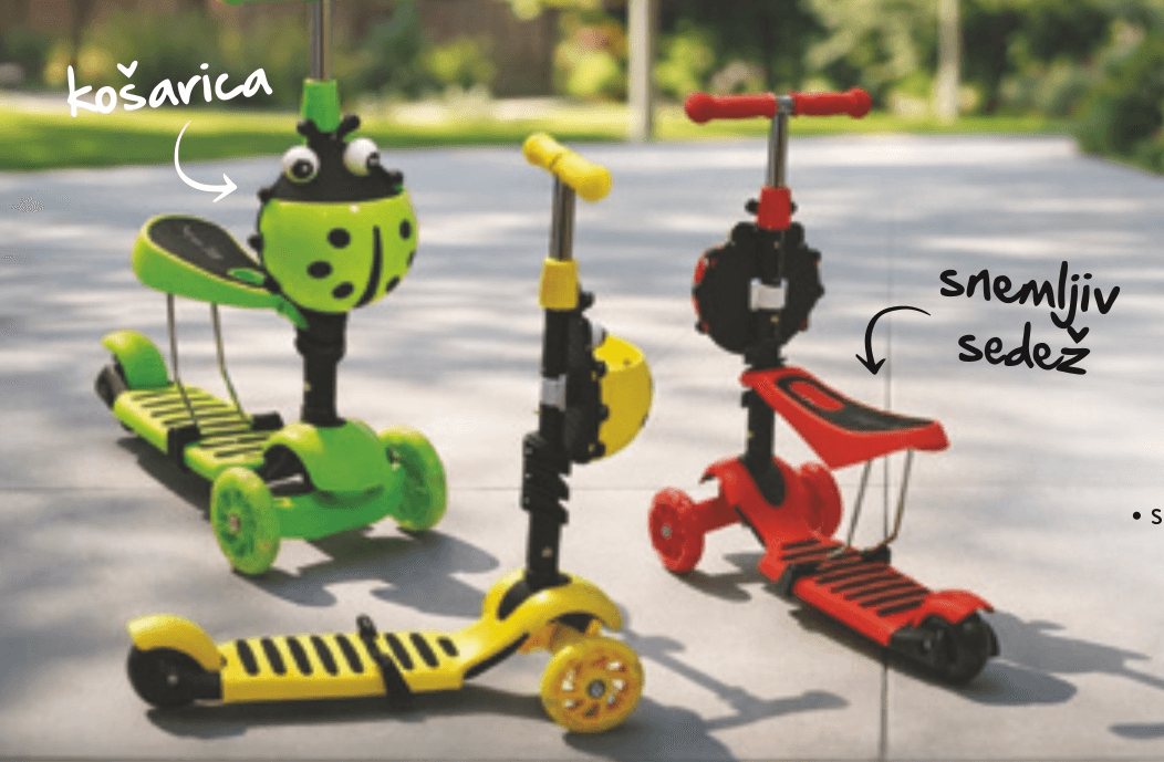 2v1 Skiro in poganjalček - Akcija v trgovini Spar