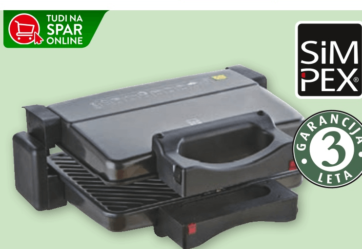 Kontaktni žar Simpex - Akcija v trgovini Spar