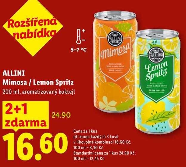 Allini Lemon Spritz / Mimosa 200 ml - Akcija v trgovini Lidl