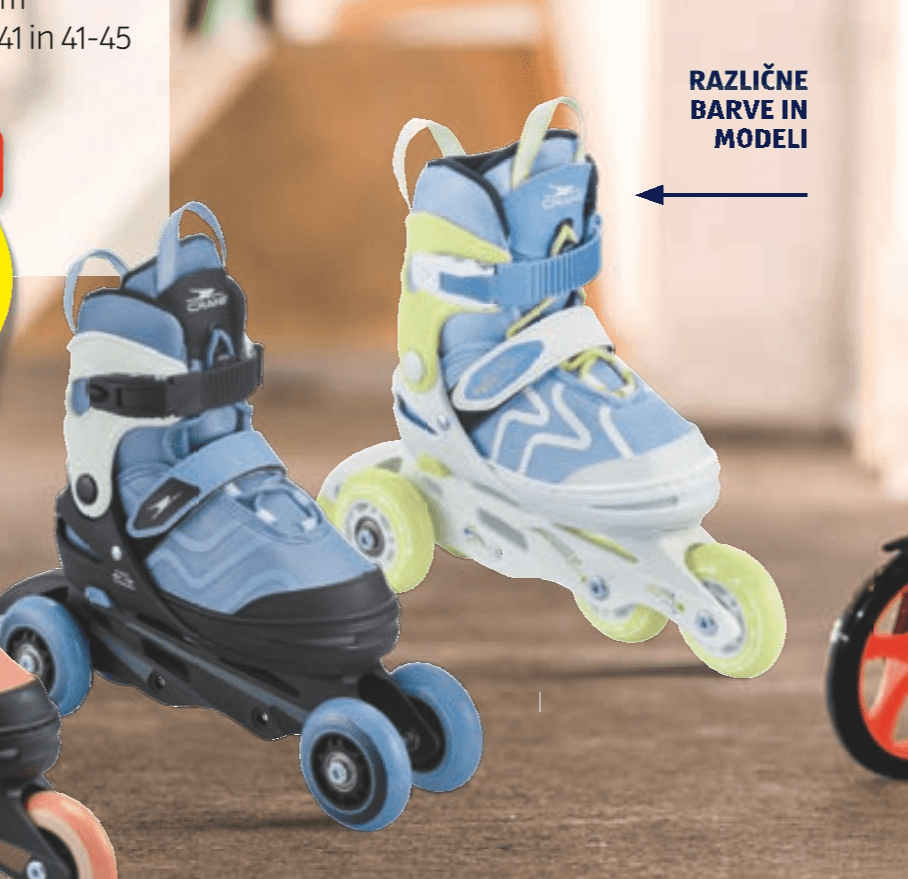 CRANE Rolerji - Akcija v trgovini Hofer