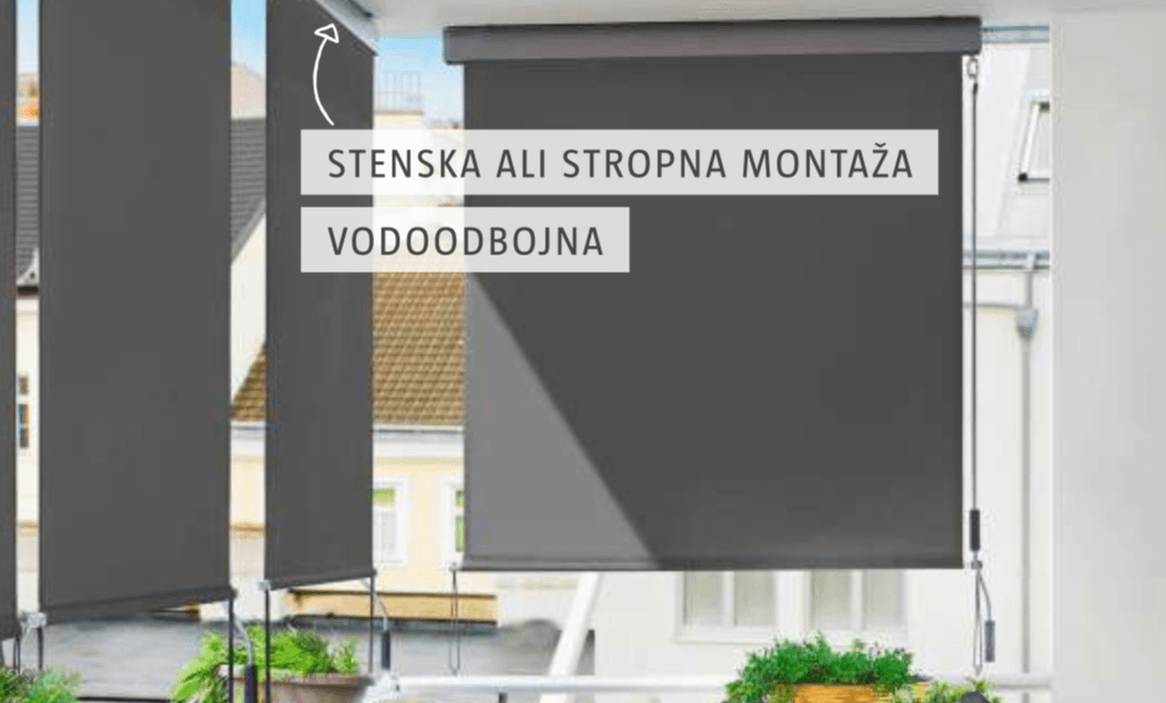 Balkonska zastirka - Akcija v trgovini Bauhaus