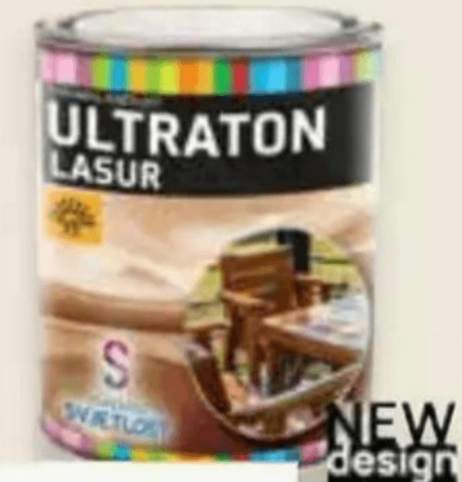 Visokotransparenten lazurni premaz za les ULTRATON 0,75 l - Akcija v trgovini Pevex