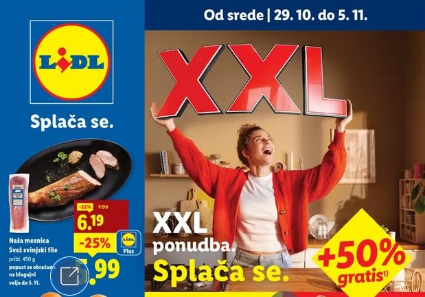 Lidl katalog Splača se od 29.10. do 05.11.2025