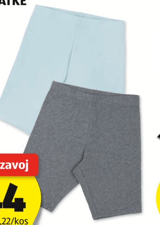 Ženske kratke pajkice 2 kosa UP2FASHION WOMEN - Akcija v trgovini Hofer