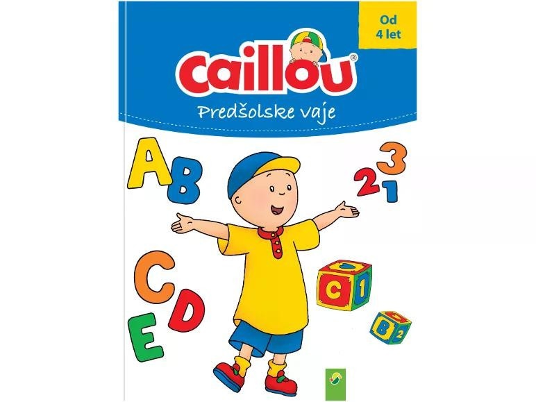 Caillou Predšolske vaje - Akcija v trgovini Lidl
