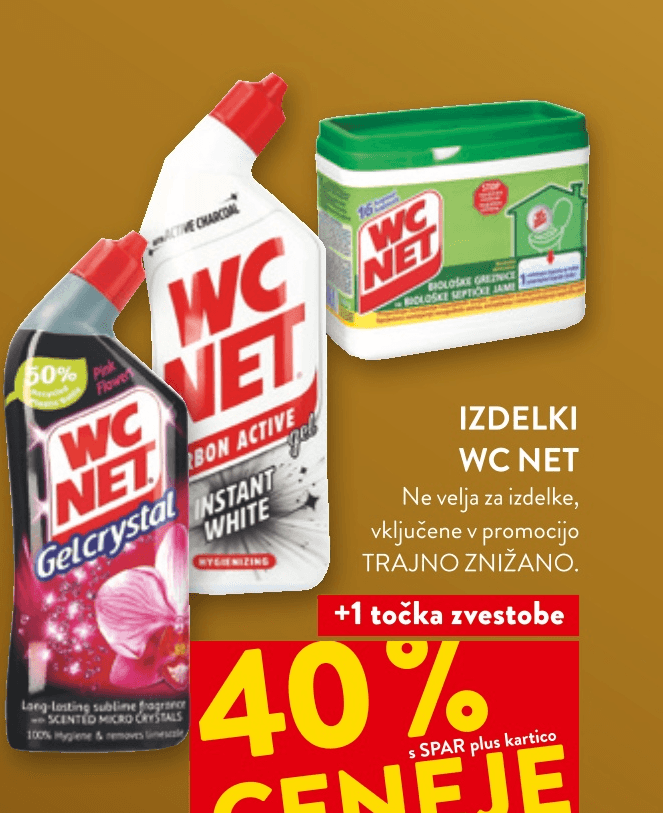 WC Net izdelki - Akcija v trgovini Spar