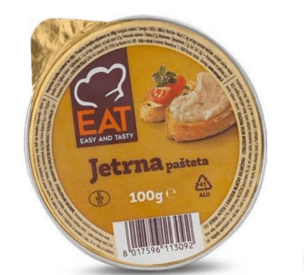 EAT Jetrna pašteta 100 g - Akcija v trgovini Eurospin