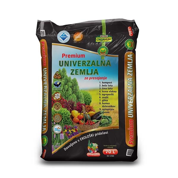 Premium univerzalna zemlja 70 l - Akcija v trgovini E.Leclerc