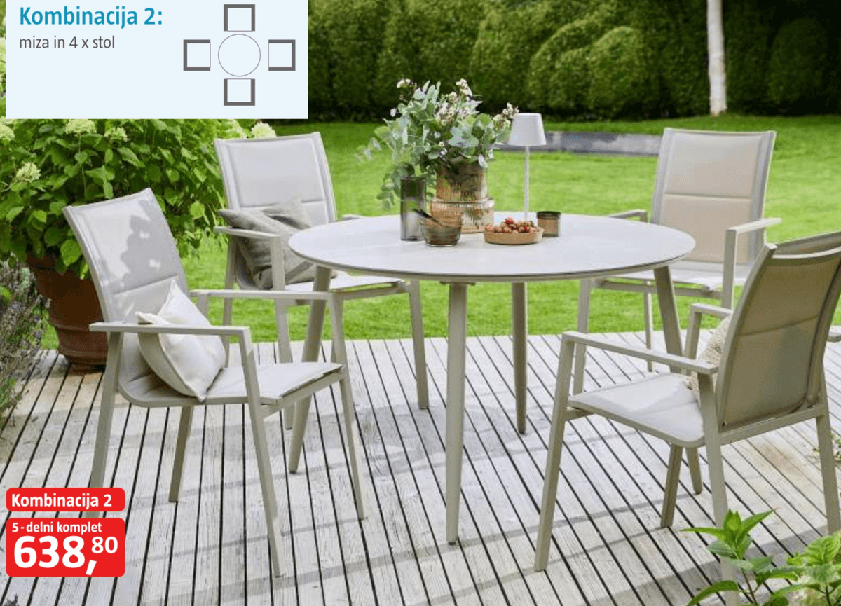 Kombinacija 2 5-delni komplet - Akcija v trgovini Bauhaus