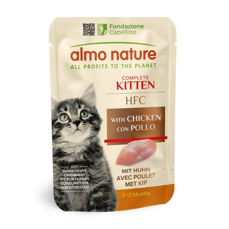 Almo Nature HFC Complete mokra hrana za mačje mladiče 55g Akcija v trgovini Mr. Pet