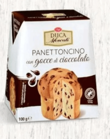 Pecivo Panettoncino s koščki čokolade 100 g Duca Moscati - Akcija v trgovini Eurospin