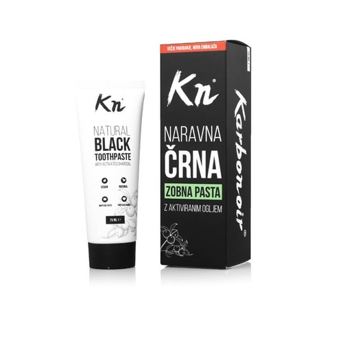 Karbonoir naravna črna zobna pasta 75 ml Akcija v trgovini E.Leclerc