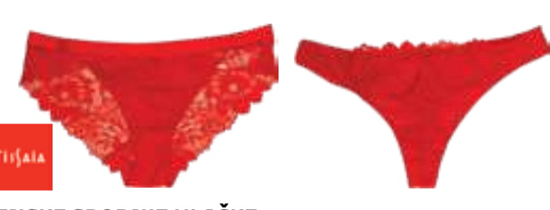 TISJAJA Ženske spodnje hlačke ali tangice - Akcija v trgovini E.Leclerc