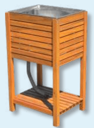 Omarica s pomivalnim koritom za letno kuhinjo - Akcija v trgovini Bauhaus