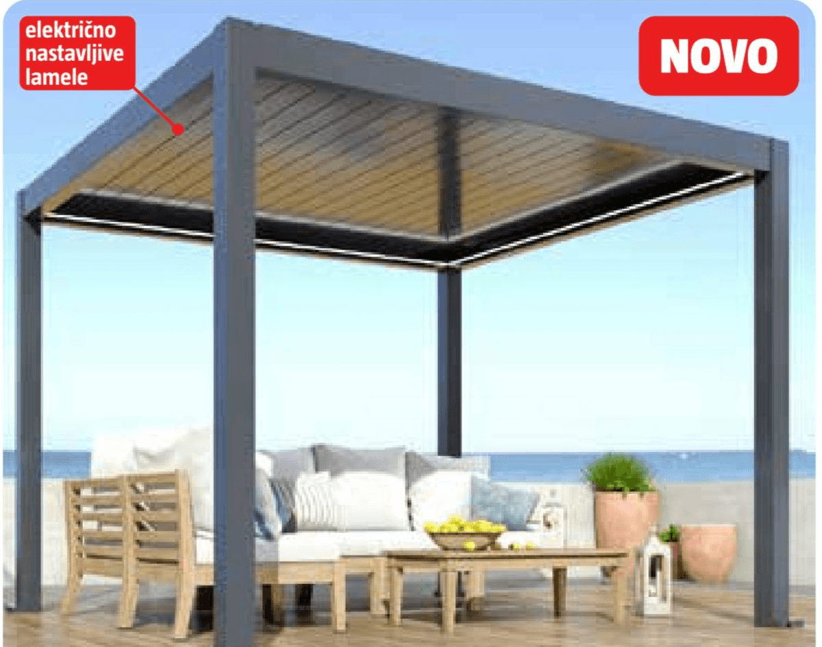 Paviljon Bellano S25 - Akcija v trgovini Bauhaus