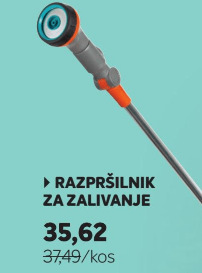 Gardena Razpršilnik za zalivanje - Akcija v trgovini Merkur