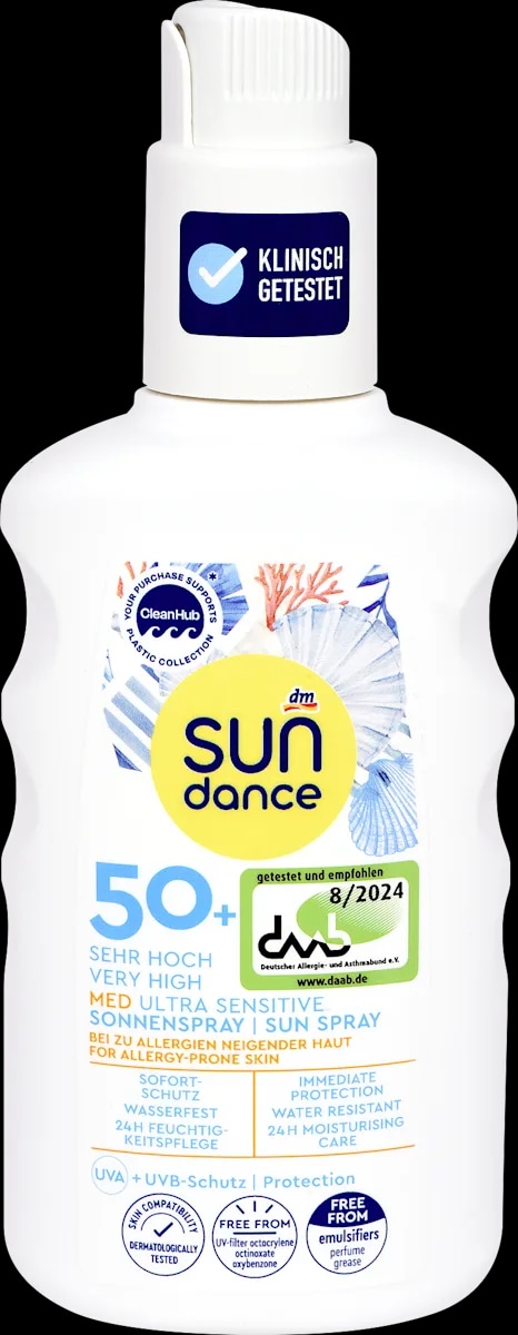 sundance Sensitiv sprej za zaščito pred soncem 200 ml - Akcija v trgovini Dm