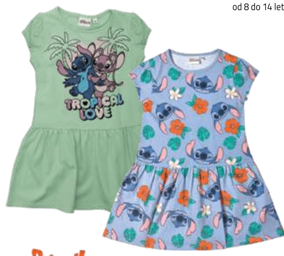 Dekliška obleka Stitch! - Akcija v trgovini E.Leclerc
