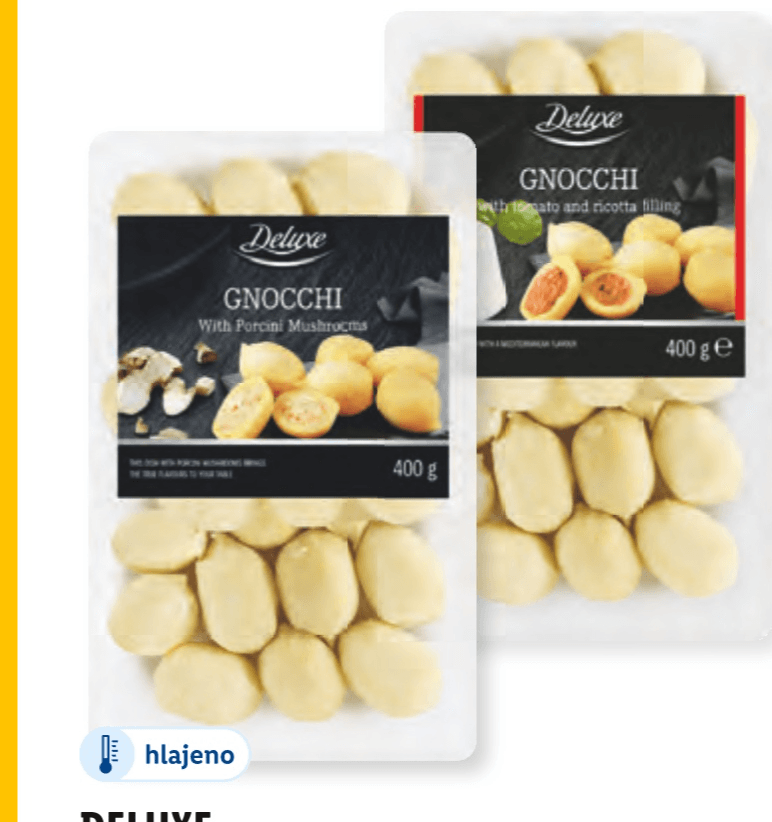 Deluxe Polnjeni njoki 400 g - Akcija v trgovini Lidl