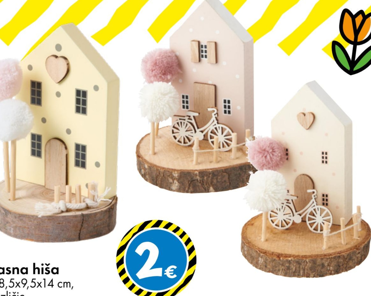 Okrasna hiša - Akcija v trgovini Tedi