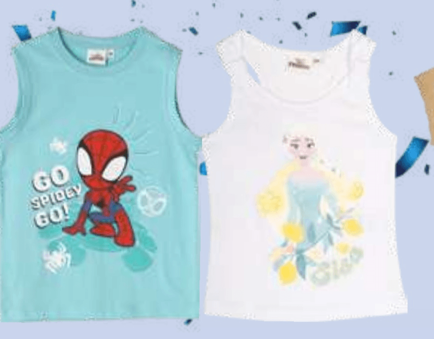 Spider-Man ali Frozen deška ali dekliška majica - Akcija v trgovini E.Leclerc