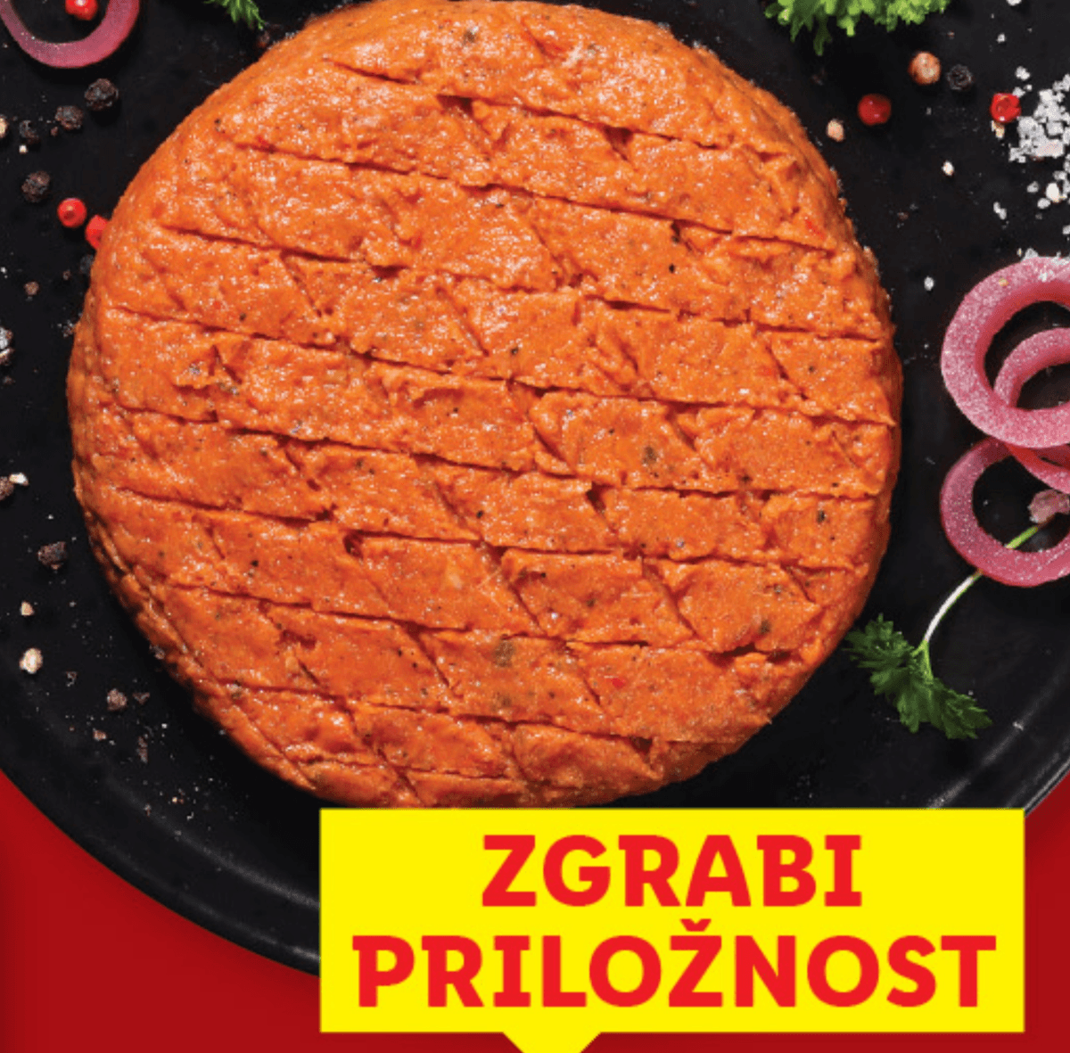 Fingušt Svež tatarski biftek XXL 300 g - Akcija v trgovini Lidl
