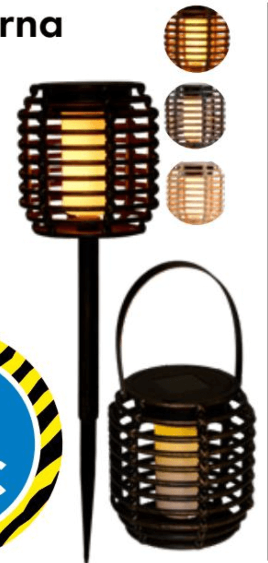 LED-solarna lučka - Akcija v trgovini Tedi