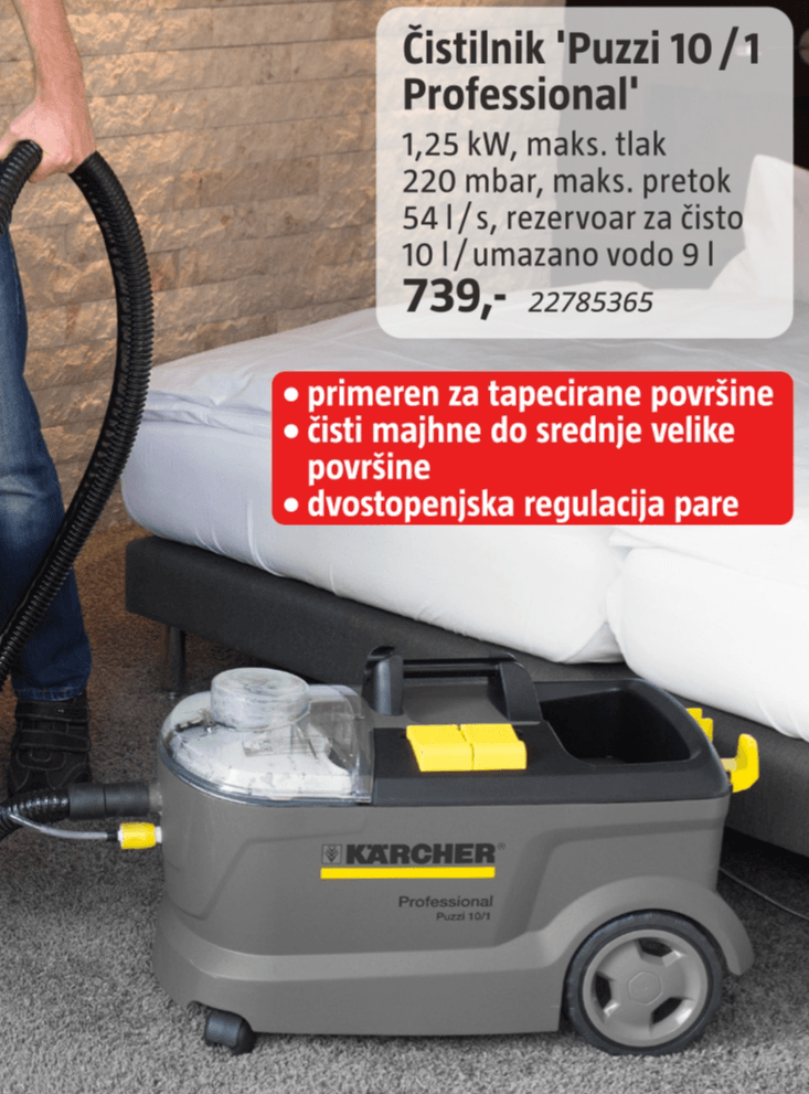 Čistilnik 'Puzzi 10/1 Professional' - Akcija v trgovini Bauhaus