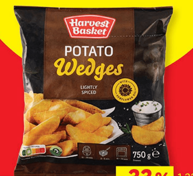Harvest Basket krompirjevi krhlji 750 g Akcija v trgovini Lidl