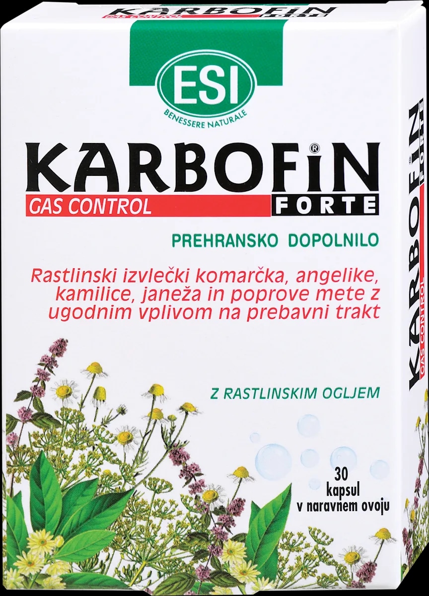 ESI Karbofin Forte 30 kapsul - Akcija v trgovini Dm