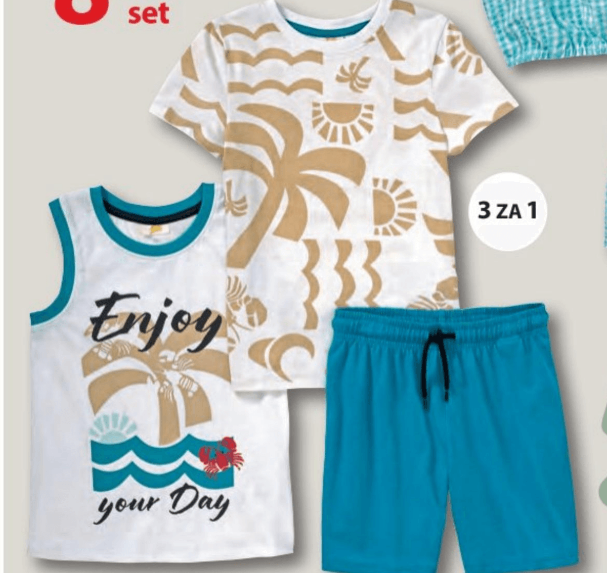 Otroški set 3-delni - Akcija u trgovini NKD