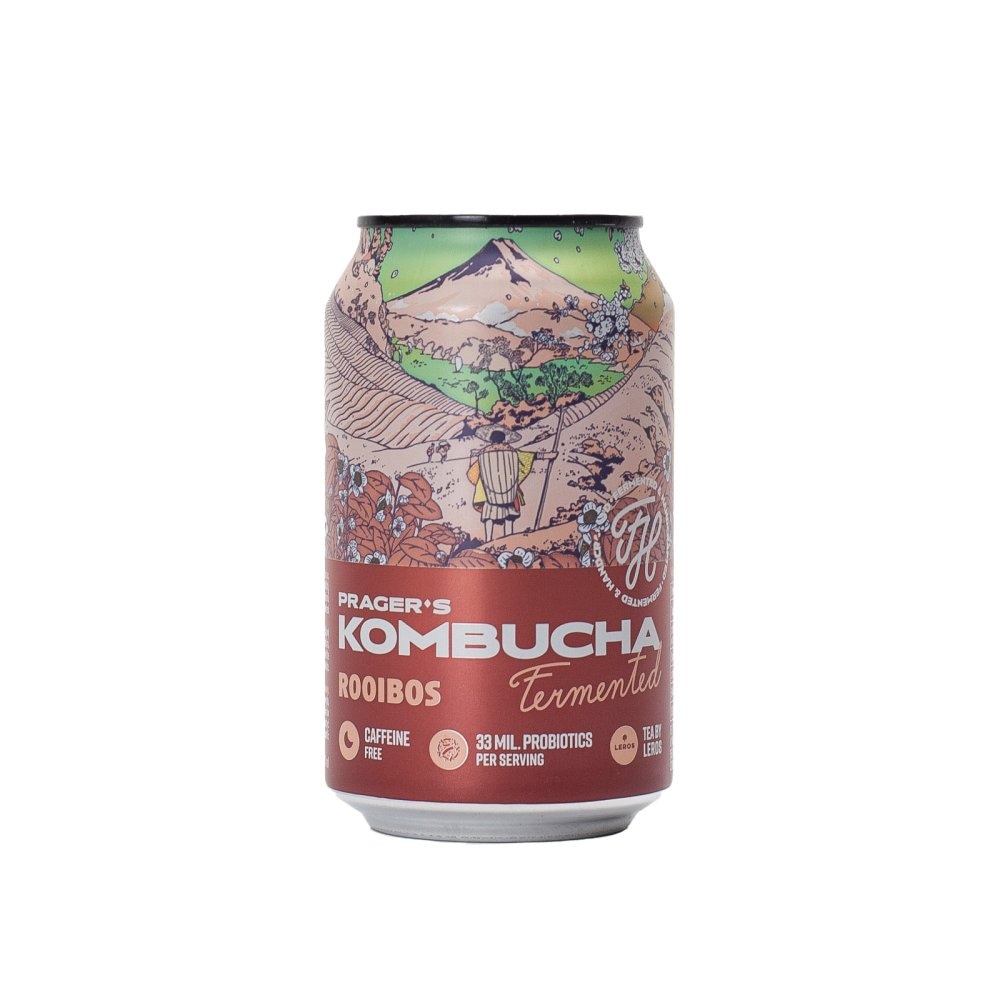 FERMENTIRAN ČAJNI NAPITEK PRAGER'S KOMBUCHA 0,33 l - Akcija v trgovini E.Leclerc