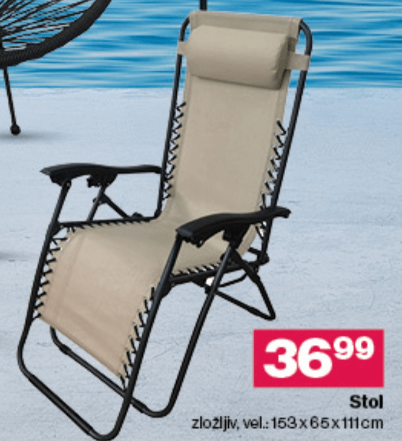 Stol - Akcija v trgovini Mercator