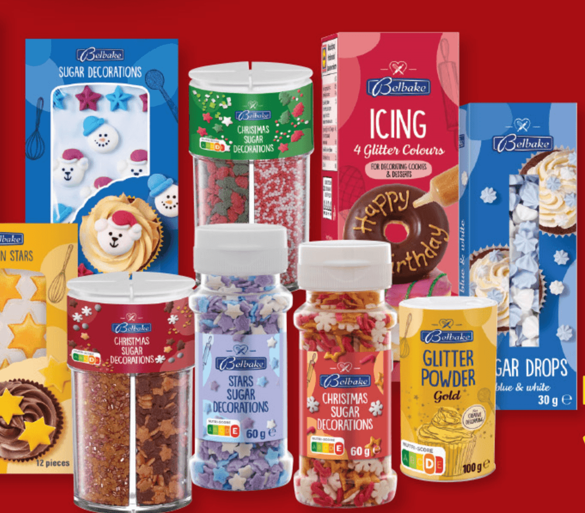Belbake Sladkorna/čokoladna dekoracija - Akcija v trgovini Lidl
