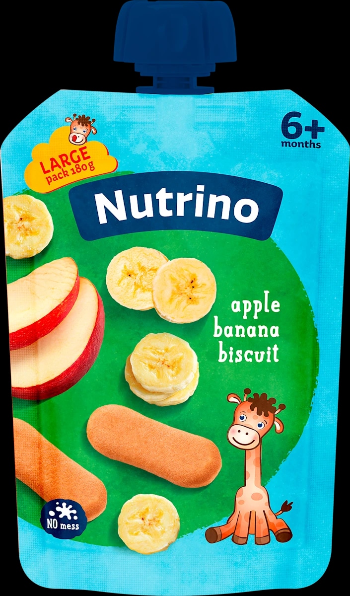 Nutrino kaša iz jabolk, banan in piškota 180 g - Akcija v trgovini Dm