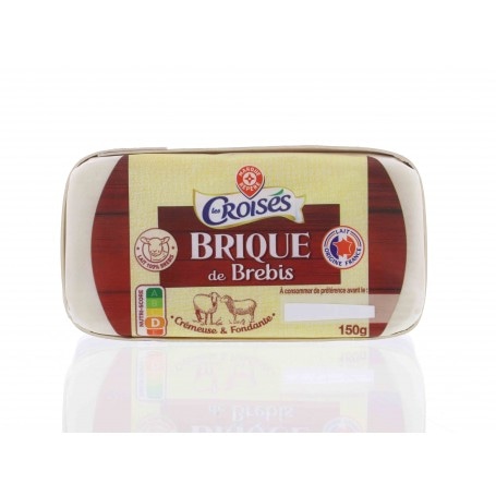 Ovčji sir Brique Croisés 150 g - Akcija v trgovini E.Leclerc