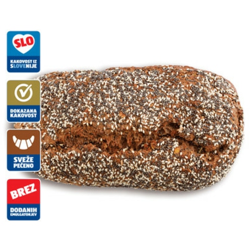 Okus Tradicije Proteinski kruh s chia semeni 400 g - Akcija v trgovini Hofer