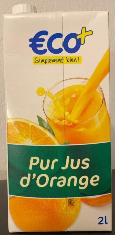 Eco+ Pur Jus D'Orange 2 l - Akcija v trgovini E.Leclerc