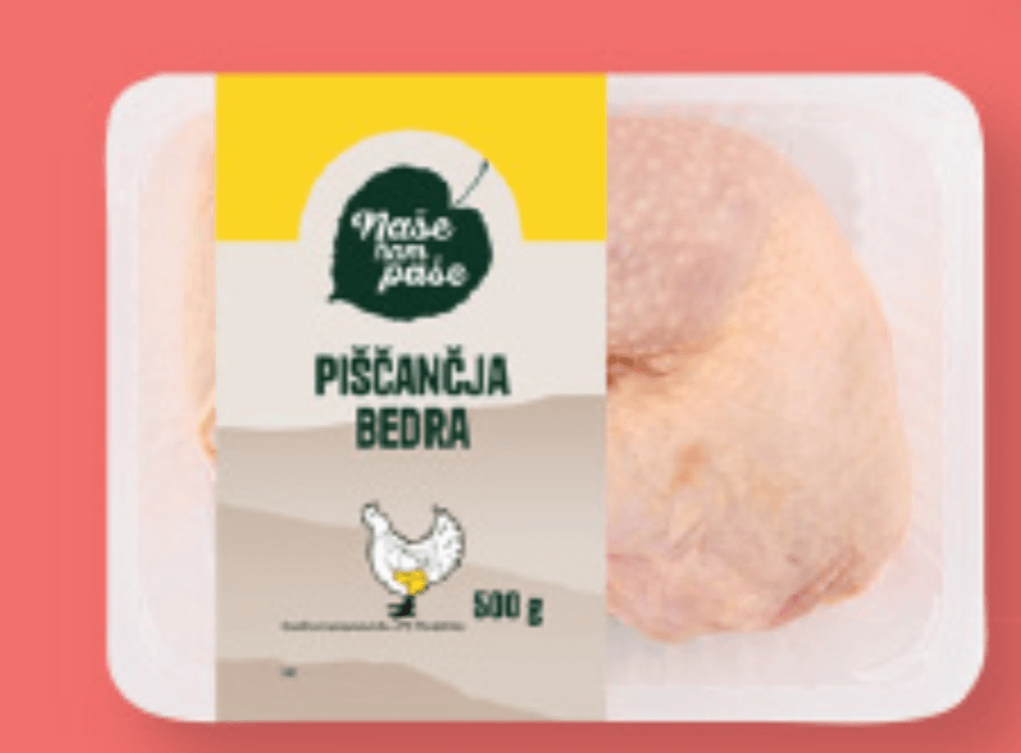Naše nam paše Sveža piščančja bedra 500 g - Akcija v trgovini Lidl