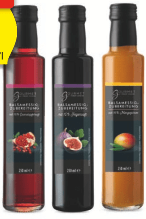 Sadni balzamični kis 250 ml Gourmet - Akcija v trgovini Hofer