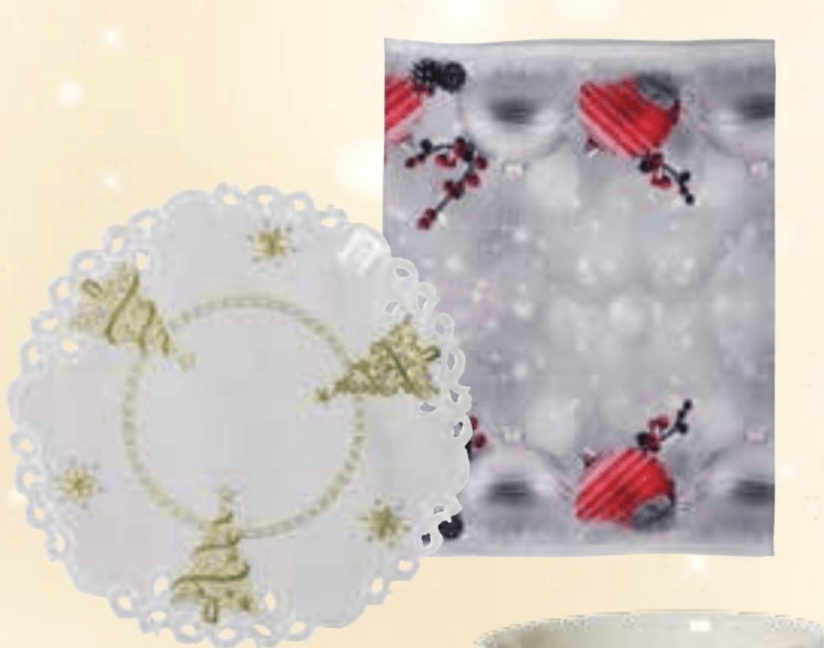 Praznični tekstilni prti nadprti - Akcija v trgovini Tuš