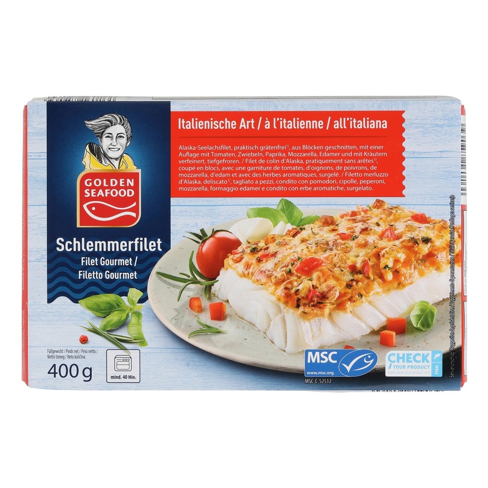 Golden Seafood MSC fileti osliča 600 g Akcija v trgovini Hofer